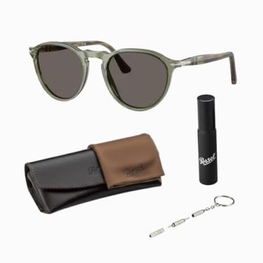 Imagem de Persol Óculos de sol PO3286S Phantos Shape com kit oficial de óculos