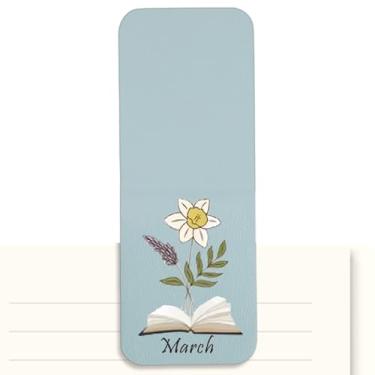 Imagem de Separadores para Mulheres,Marcador Vintage Floral Em Couro Sintético | Separadores Magnéticos Vintage para Leitura,Para Crianças, Mulheres, Homens, Professores, Diário, Planejador, Escola, Trabalho E