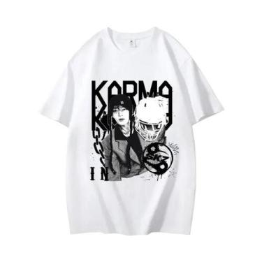 Imagem de Camiseta KPOP KARMA Hip Hop Changbin Hyunjin Felix Moda Coreana Street