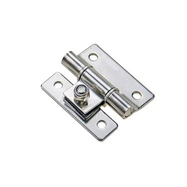 Imagem de Dobradiça de amortecimento de aço inoxidável com rolamento de carga elétrica industrial dobradiça de torque ajustável, 1 peça (pequena)