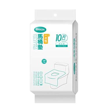 Imagem de WHIKON Protetor Descascável Estendido para Banheiro de Assento Papel Viagem Alongado 12 Pontos Cola Colagem Fácil Usar Prático Uso Diário Higiênico Em