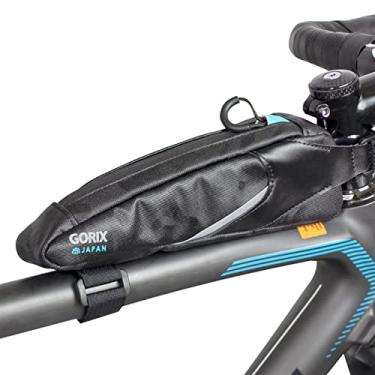 Imagem de GORIX Bolsa tubular para bicicleta com moldura frontal à prova d'água para ciclismo estrada montanha bicicleta (GX-IKA)