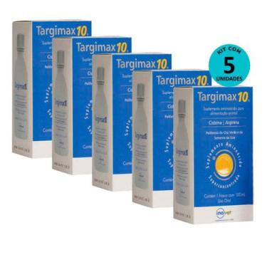 Imagem de Kit 5 Targimax 10 Animal 100ml Inovet