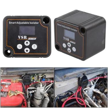 Imagem de Isolador De Bateria Dupla Ajustável 12V Com Relé VSR Para Carro E Disp