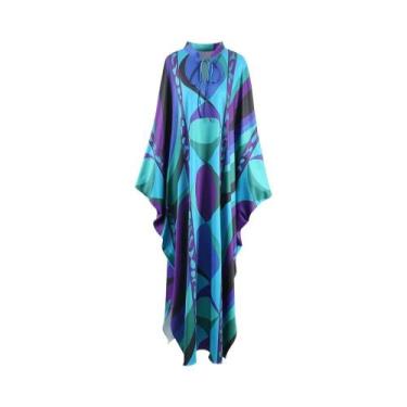 Imagem de Saia Longa Casual De Verão Para Mulheres, Elegante, Estampada, Vestido