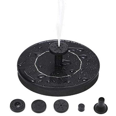 Imagem de Bomba de Fontana Fotovoltaica 6V 1W Kit Painel Flutuante para Banhador Pássaros DIY Tanque Peixes Pequena Lagoa Jardim Pátio Gramado Piscina com Sem E