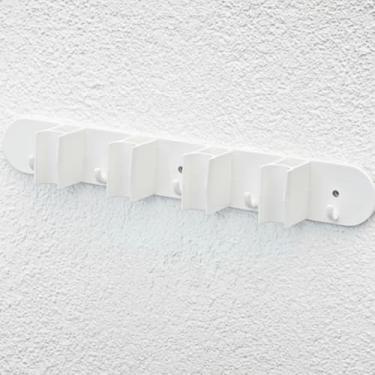 Imagem de Suporte Organizador De Parede Para Vassouras Rodo Com Porta Vassouras(SUPORTE BRANCO)