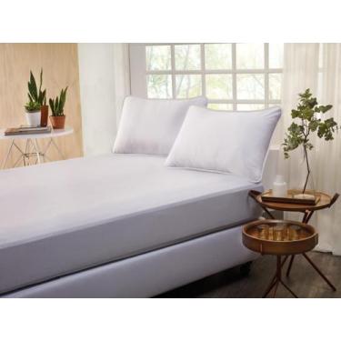 Imagem de Jogo de lençol Casal Malha Elástico Confort Box 3 peças - Clamatex Têx