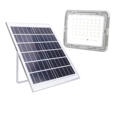 Imagem de Acouto Kit de Holofote Solar LED 200W Com Bateria de 8000mAh, IP66, Painel Solar para Portas Dianteiras, Quintais, Garagens