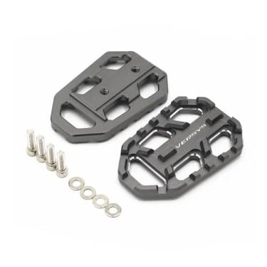 Imagem de Anti-derrapante Footpeg Apoio para os pés Pedais Pegs Descanso para para Versys650 1000 Versys X-300 Pedal ampliado(Gray)