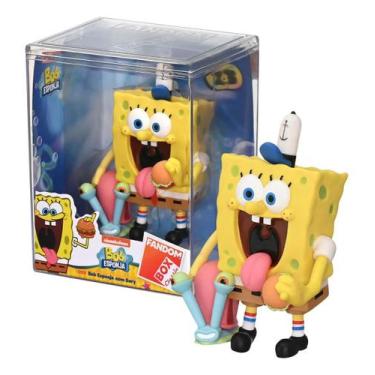 Imagem de Miniatura Colecionável Bob Esponja Fandom Box Acabamento Detalhado, Bo