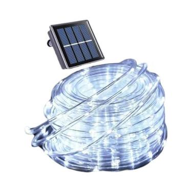Imagem de Luzes De Cordão Solar À Prova d'Água Para Exterior, Luzes De Tubo LED 