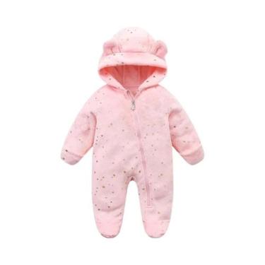 Imagem de Macacão De Flanela Para Bebês Meninos E Meninas, Macio E Quente, Para 