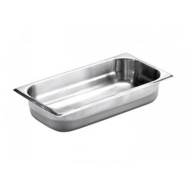 Imagem de Kit 10 Cubas Gastronomica Inox GN 1/3 x 65mm (325x176mm) - Brasinox