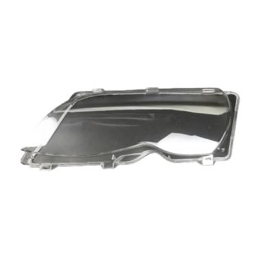 Imagem de Capa para lente de farol de carro, compatível com bmw 3 séries e46 318i 320i 325i 02-05 4 portas sedan, 1 peça(1pcs for Left side)