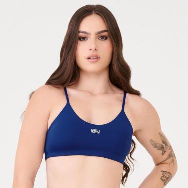 Imagem de Top Básico Blue Ivy Poliamida Com Bojo e Regulador Donna Carioca-Feminino