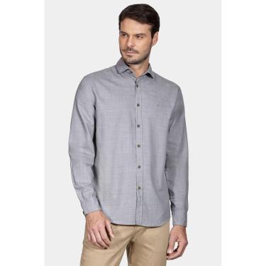 Imagem de Camisa Manga Longa Aramis Denim Like Cinza-Masculino