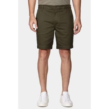 Imagem de Bermuda Aramis Chino Sarja Maquinetada Verde Militar-Masculino