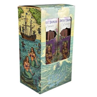 Imagem de Incenso Vila Zen Linha Encanto das Águas 0% Carvão 12Cxs 8Vr Modelo:Am