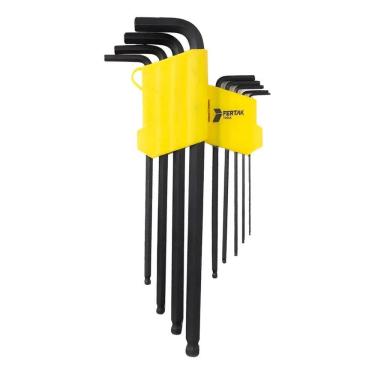 Imagem de Kit Jogo Chave L Allen Hex Bola Extra Longa Torx 9 Un