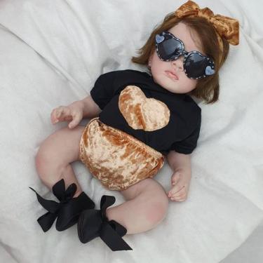 Imagem de Bebê Reborn Realista Maria Eduarda, Princesa Luxo Realista - Mundo Azu