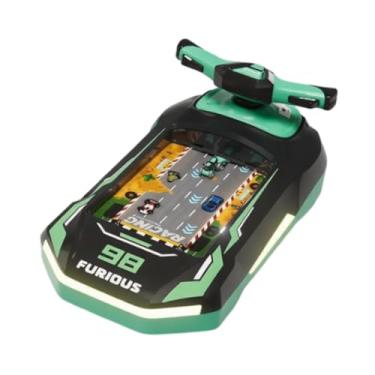 Imagem de simhoa Volante musical de brinquedo educativo para desenvolvimento e simulação de direção, indicado para crianças a partir de 3 anos, Verde Recarregável