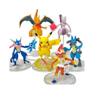 Imagem de Figuras De Ação Anime Mewtwo, Charizard, Greninja, Lucario, Infernape,