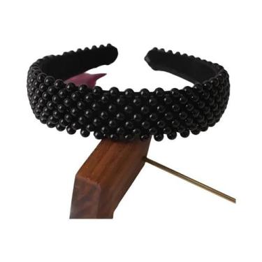 Imagem de Faixas De Cabelo Retro Com Pérolas Para Mulheres, Acessórios De Moda P