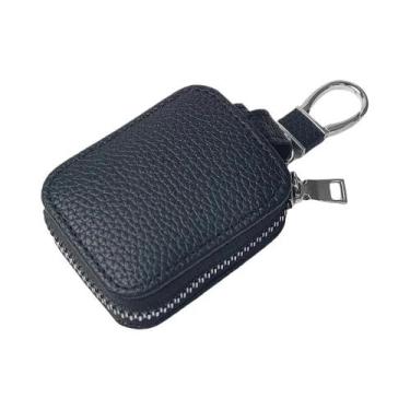 Imagem de Bolsa De Couro Com Zíper Para AirPods Pro3, AirPods 4, Pro, Pro2, 26x2