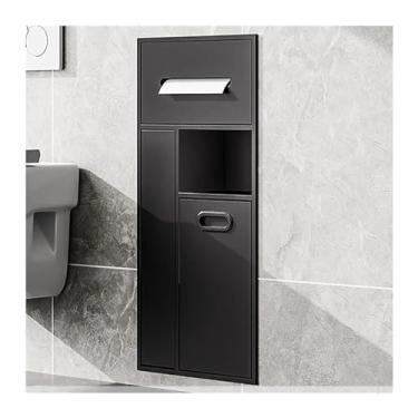 Imagem de Rack de armazenamento e nicho de chuveiro de aço inoxidável, alcofa de parede para quarto úmido, organizador de xampu e artigos de higiene pessoal, prateleiras multiuso de banheiro e cozinha, preto