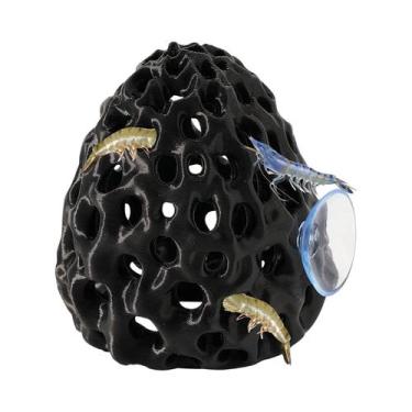 Imagem de Esconderijo Para Peixe Betta Com Ventosa, Decoração De Aquário Para Pe