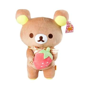 Imagem de Urso De Pelúcia Kawaii Rilakkuma, Boneco De Anime Macio Para Decoração