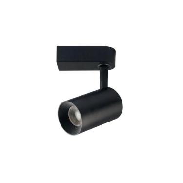 Imagem de Spot Trilho Led Preto 7W 6500K Branca Frio Bivolt Kian