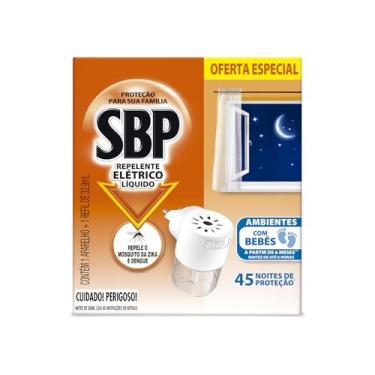 Imagem de Repelente Elétrico Líquido SBP 45 Noites Novo Aparelho + Refil