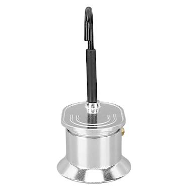 Imagem de Acouto Pote único Compacto 1 Xícara - Fogão de Liga de Alumínio Premium Cafeteira Italiana Preparação Rápida, Festas, Viagens e Acampamento