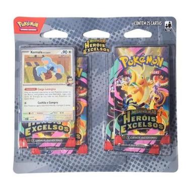 Imagem de Pokemon blister quadruplo me.2 herois excelsos komala - copag