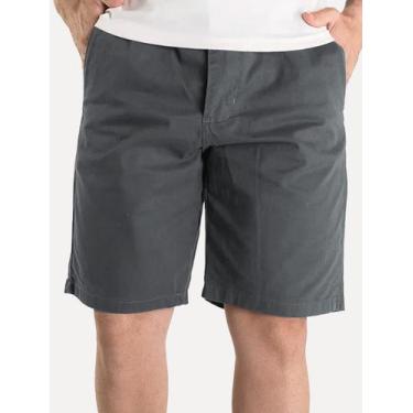 Imagem de Bermuda Tommy Hilfiger Sarja Brooklyn 9in Chumbo Tamanho Calças:40