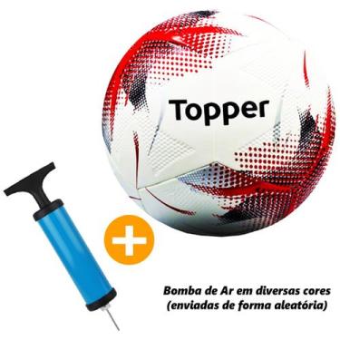 Imagem de Kit Bola Bomba de Ar Campo Futsal Volei Society Jogo Esporte - - Toppe