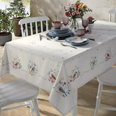 Imagem de Toalha Mesa Quadrada 8 Cadeiras Digital Dölher 1,80m x 1,80m - Dohler