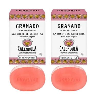 Imagem de Kit 2 Sabonete Phebo Granado Calêndula Terrapeutics Glicerina Vegetal 