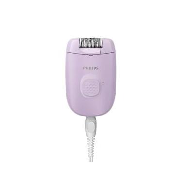 Imagem de Depilador Philips Satinelle BRE237/00 Cabeça Lavável Pente Aparador Capa Massageadora Branco e Rosa Bivolt