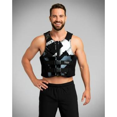 Imagem de Colete Salva Vidas Homologado Protech Extreme, Silver, G1 (De 55kg a 8