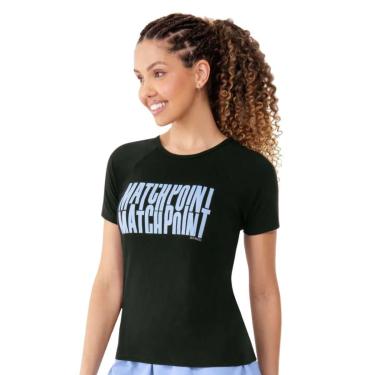 Imagem de Camiseta Fitness Feminina Estampada Match Point Viscose Zee Rucci-Feminino