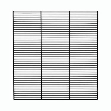 Imagem de Grade Prateleira VRS19 CCV355 58x52 Preta Original Imbera, Preto