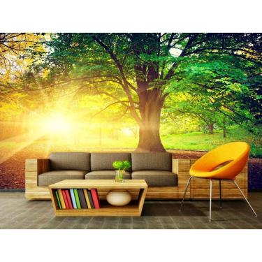 Imagem de Papel Parede Autocolante Floresta 1m x 1m PVC Vinílico