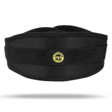 Imagem de Cinto Para Agachamento LPO Proteção Lombar Be Stronger, G, Preto