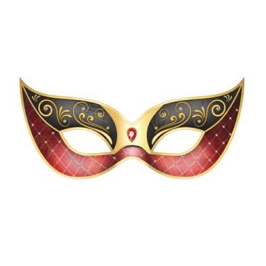 Imagem de Painel Eva Enfeite Decorativo Carnaval Folia 54 Cm Mascara Colorida - 