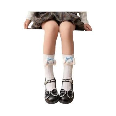 Imagem de Meias Kawaii De Desenho Animado Para Meninas, Meias Sanrio De Cano Méd