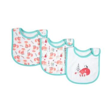 Imagem de Babadores De Algodão Com Estampa De Desenho Animado Para Bebês (Menino