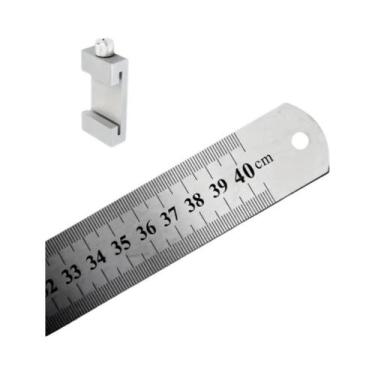 Imagem de Medidor De Marcação Ajustável Em Aço Carbono, Régua Posicionadora Para